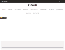 Tablet Screenshot of finor.es